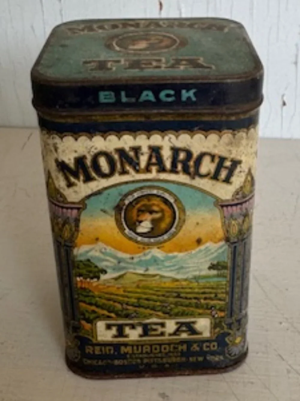 Monarch Tea Tin
